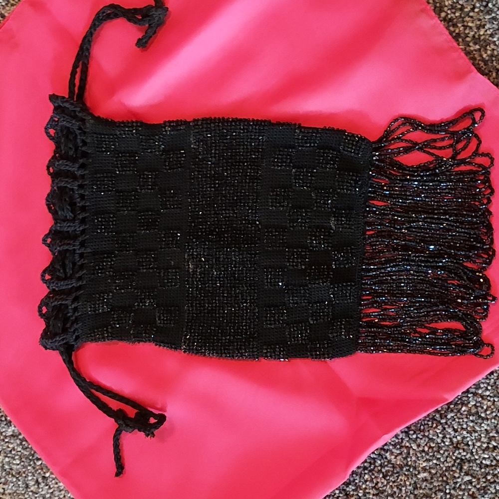 1920's Flapper Drawstring Purse - image 1